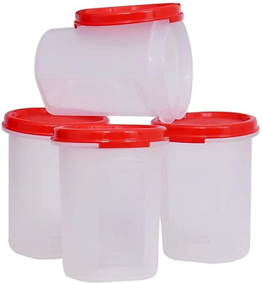 TUPPERWARE Plastic Grocery Container  - 440 ml(Pack of 4, White)