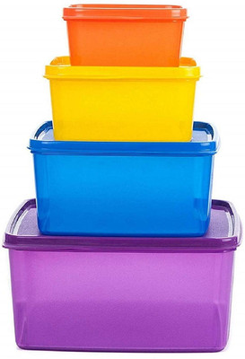 Signoraware Plastic Utility Container  - 4360 ml(Pack of 4, Multicolor)