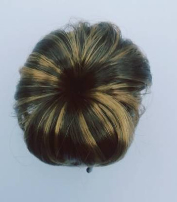 HEROSHIV INDIA Natural Highlight 2 Flower Clutcher based  Extension Hair Extension