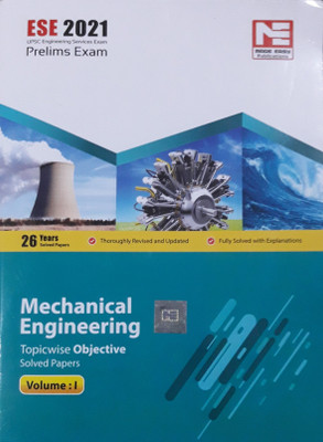 Ese 2021 Prelims Exam Mechanical Engineering Topicwise Objective Solved Papers Volume.i(Paperback, MADE EASY)