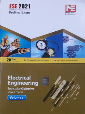 Ese 2021 Prelims Exam Electrical Engineering Topicwise Objective Solved Papers Volume.i(Paperback, MADE EASY)
