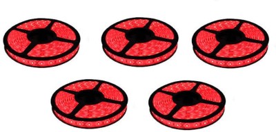 premier lights 1500 LEDs 24.99 m Red Steady Strip Rice Lights(Pack of 5)