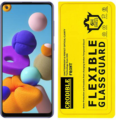 CRodible Impossible Screen Guard for Samsung A21s(Pack of 1)