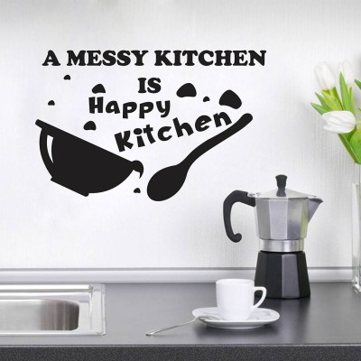 fuzzy 70 cm kitchen Self Adhesive Sticker(Pack of 1)