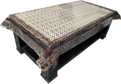 Dakshya Industries Geometric 4 Seater Table Cover(Multicolor, PVC)