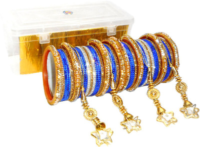 PRETTY GEMS Metal Zircon Bangle Set(Pack of 50)