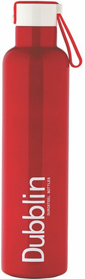 DUBBLIN 750 ml Steel Bottle(Pack of 1, Red)