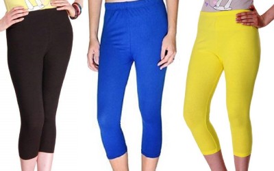 FeelBlue Women Blue, Black, Yellow Capri