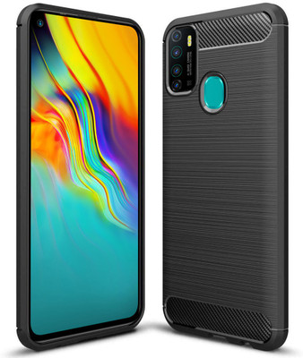 Flipkart SmartBuy Back Cover for Infinix Hot 9, Infinix Hot 9 Pro(Black, Rugged Armor, Pack of: 1)