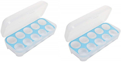 amenity Plastic Egg Container  - 10 ml(Pack of 2, Blue)