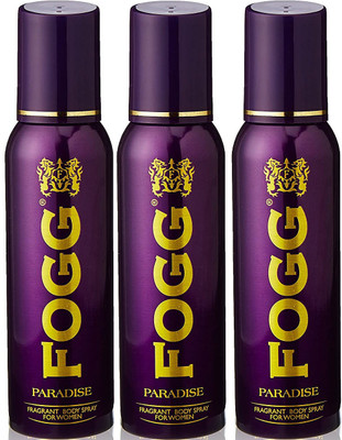 FOGG (PARADISE) -360ml - PAR-03 Body Spray  -  For Women(360 ml, Pack of 3)
