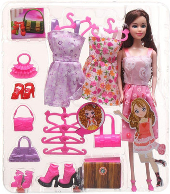 PALDIBI ENTERPRISE DIY Beautyful Doll Fashion & Accessories (Multicolor)