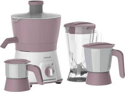PHILIPS HL7581 JUICER MIXER GRINDER VIVA COLLECTION 600 Juicer Mixer Grinder (3 Jars, Grey, White)