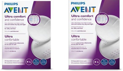 Philips Avent SCF 254-24-2 Nursing Breast Pad(Pack of 48)