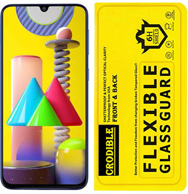 CRodible Front and Back Screen Guard for Samsung Galaxy M31(Pack of 1)