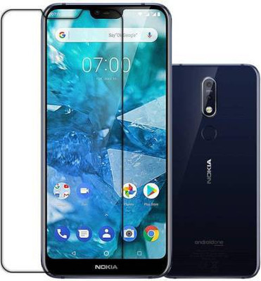 Olonga Front and Back Screen Guard for NOKIA 7.1(Pack of 2)