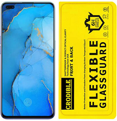CRodible Front and Back Screen Guard for OPPO Reno3 Pro(Pack of 1)