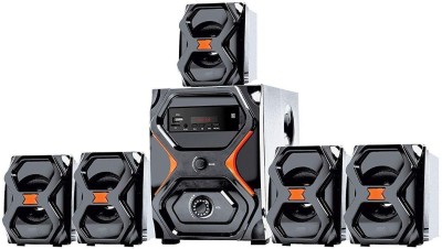 IKALL IK-222 Multimedia 5.1 Speaker System with Bluetooth, Aux, USB, FM Connectivity 60 W Bluetooth Home Theatre(Black, 5.1 Channel)