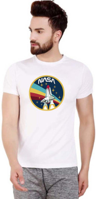 Fashion Freak Printed Men Round Neck Multicolor, White T-Shirt