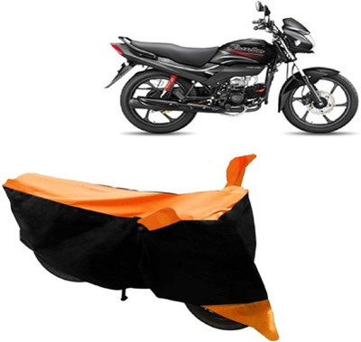 Motan Two Wheeler Cover for Hero(Passion Pro, Orange)