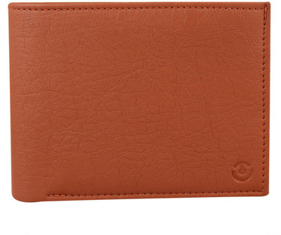 ShopMore Men Casual Tan Artificial Leather Wallet(3 Card Slots)