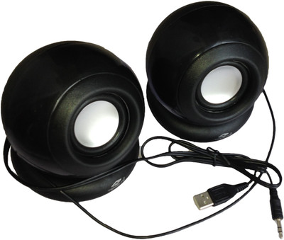 Terabyte TB-TB-008T 4 W Portable Laptop/Desktop Speaker(Black, 2.1 Channel)
