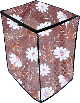 JM Homefurnishings Semi-Automatic Washing Machine  Cover(Width: 83 cm, Coffee, Russett)