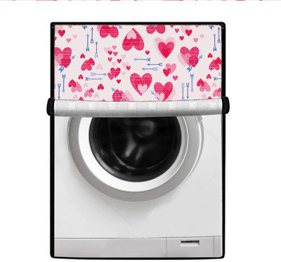JM Homefurnishings Front Loading Washing Machine  Cover(Width: 75 cm, Multicolor)