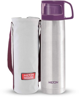 MILTON Glassy Flask 750ml Vaccum Flask - Purple 750 ml Flask(Pack of 1, Multicolor, Steel)