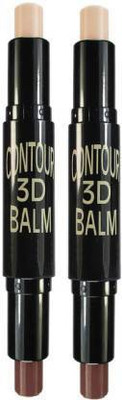 BTNT PERFECT CLASSY CONTOUR 3D BALM HIGHLIGHTER & CONCEALER STICK Concealer(ALABASTER, 20 g)