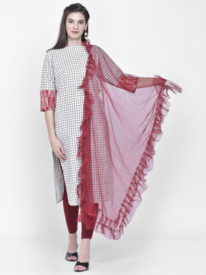 DUPATTA BAZAAR Net Solid Women Dupatta