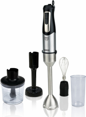 Inalsa Robot Inox 1000 Plus with Chopper, Whisker, Multipurpose jar, Potato Masher |Variable speed 1000 W Hand Blender