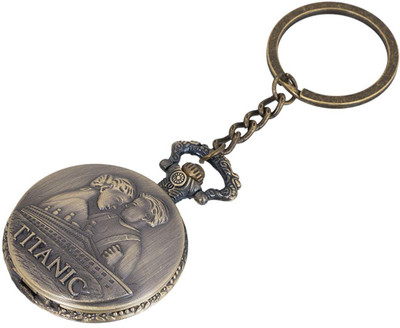 Vishu ENT Titanic Theme Designer Pocket Watch Vintage Clock Metallic Keychain/Key Chain/Keyring/Key Ring (Made in India) Key Chain