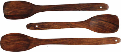 Lxonline LX72 Wooden Spatula(Pack of 3)