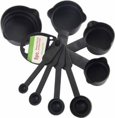 PKK TRADERS Measurement Measuring Cups And Spoons Set 8 Pc Disposable Plastic Measuring Spoon Set (Pack of 8) Measuring Cup(10 ml)