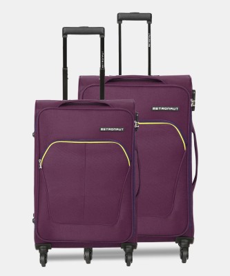 Metronaut Supreme Combo Set (30"+22") Cabin & Check-in Luggage - 30 inch  (Purple)