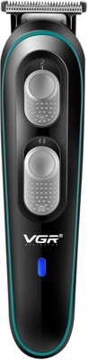 VGR V-055 Professional Hair Trimmer Runtime: 120 min Trimmer for Men(Black, Green) VGR V-055 Professional Hair Trimmer Runtime: 120 min Trimmer for Men(Black, Green)