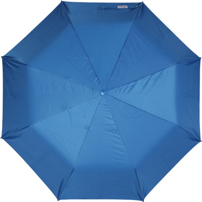 ORANGE 3 Fold Blue Manual Opening Umbrella(Blue)