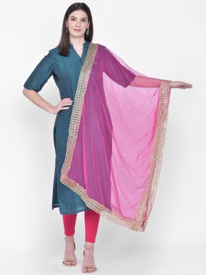 DUPATTA BAZAAR Net Embellished Women Dupatta