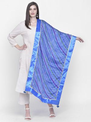DUPATTA BAZAAR Polyester Striped Women Dupatta