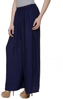 SUPRYIA Regular Fit Women Dark Blue Trousers