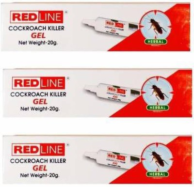 Red Line Cockroach Killer & Repellent Gel (20g * 3 Nos) (3 x 20 g)(3 x 6.67 g)