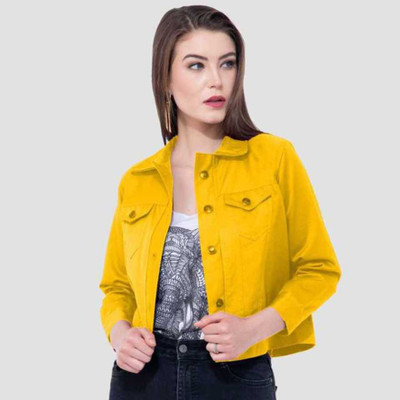 jakmy fashion 3/4th Sleeve Solid Women Jacket