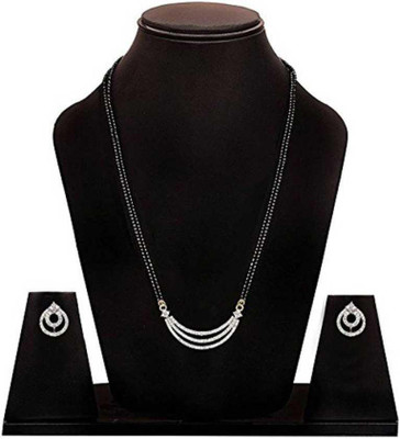 sunhari jewels Alloy Gold-plated Silver Jewellery Set(Pack of 1)