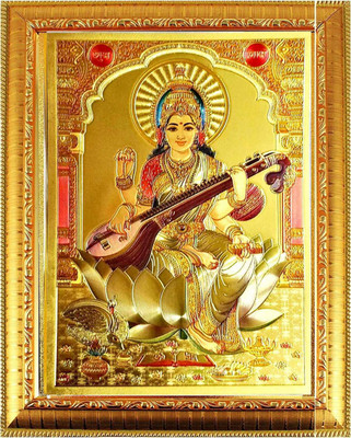 SUNINOW Saraswati photo Frame |God Photo Frames | | Photo Frame Religious Frame