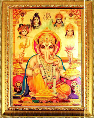 SUNINOW GANESH Photo Frame |God Photo Frames |God photos | Photo Frame Religious Frame