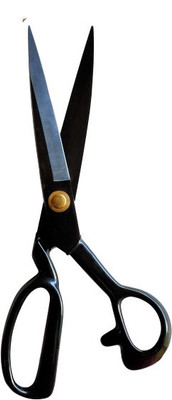 YLD YDL12SCISBLACK Scissors(Set of 1, Black)