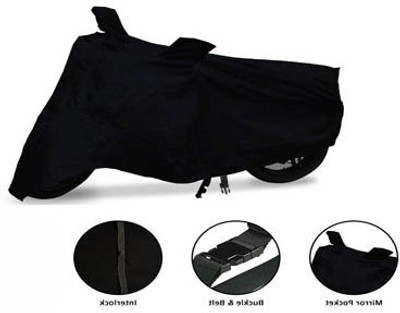APNEK Waterproof Two Wheeler Cover for Hero(Destini 125, Black)