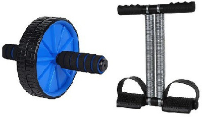 kb marty FITNESS TUMMY TRIMMER AND AB WHEEL COMBO Ab Exerciser(Multicolor)