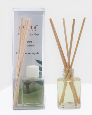Aroma Galaxy Green Apple & Cinnamon Diffuser Set, Diffuser, Aroma Oil Reed Diffuser Oil Kit(30 ml)